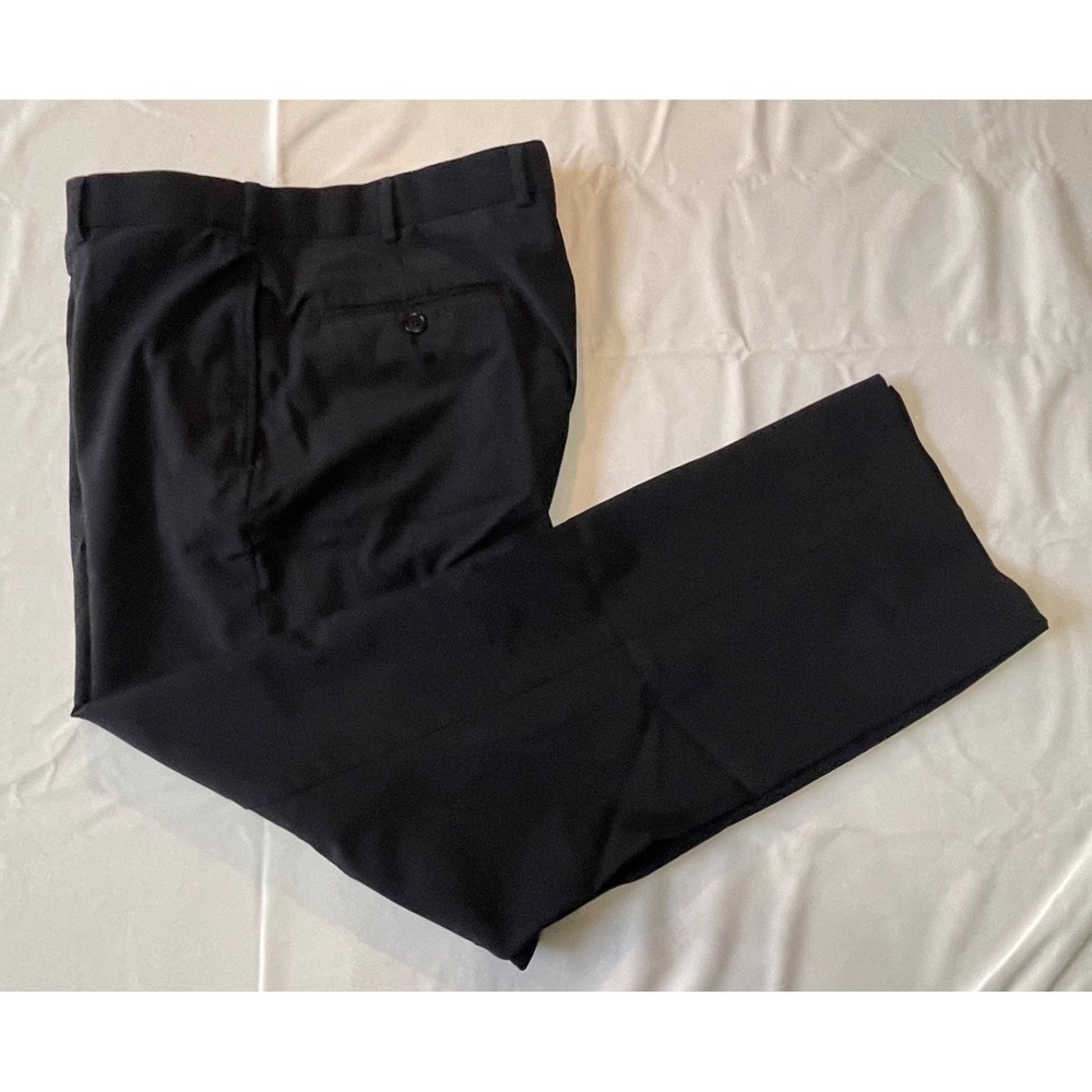 Brooks Brothers Madison Fit Dress Pants 38X30 Mens Blue Wool blend Straight Leg